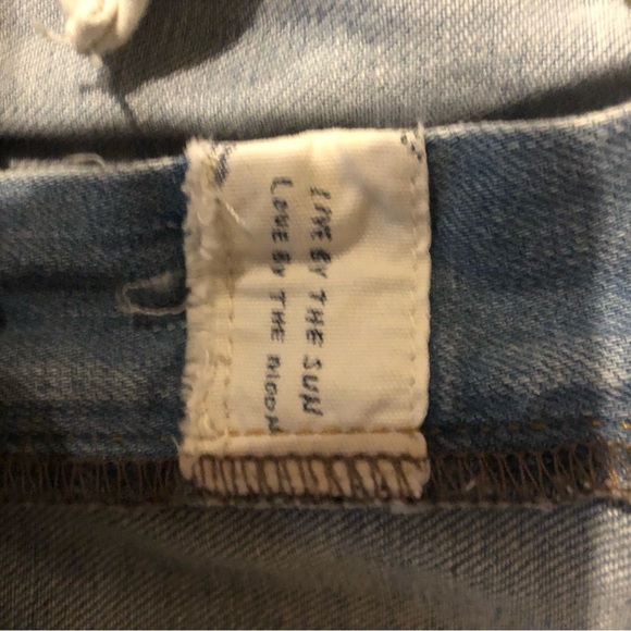 Free People The Perfect Vintage Flare Jean Embroidered Waistband Size 31 - Picture 7 of 9